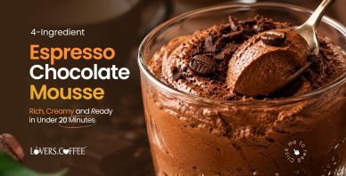 Espresso chocolate mousse