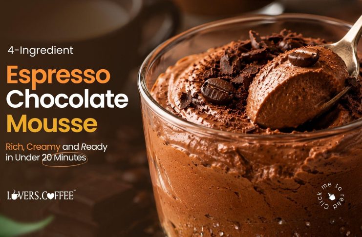 Espresso chocolate mousse