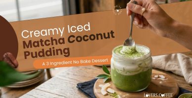 Matcha coconut pudding