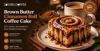 Brown butter Cinnamon roll coffee cake recipe