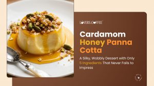 cardamom honey panna cota
