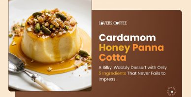 cardamom honey panna cota