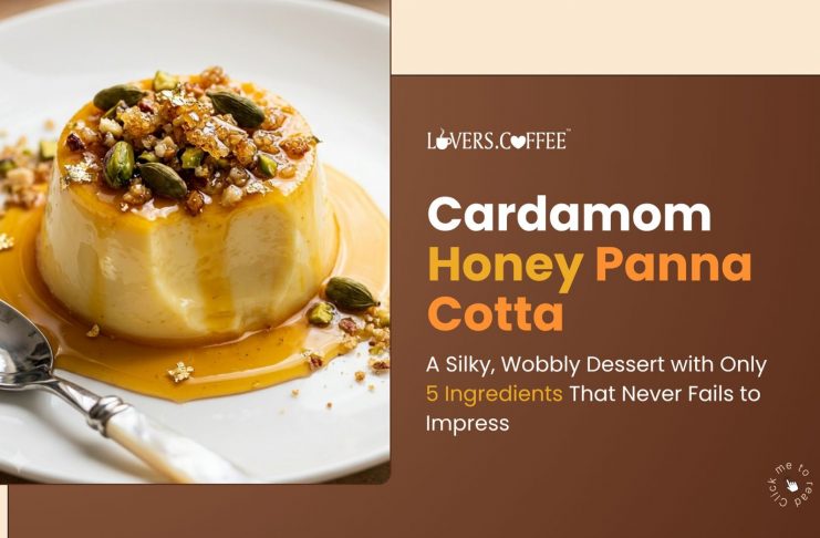 cardamom honey panna cota