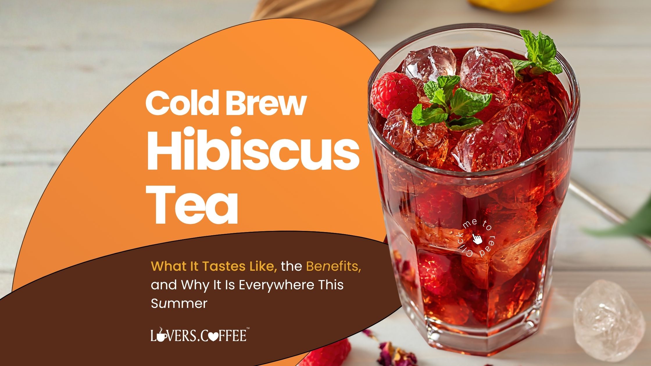 cold brew hibiscus tea