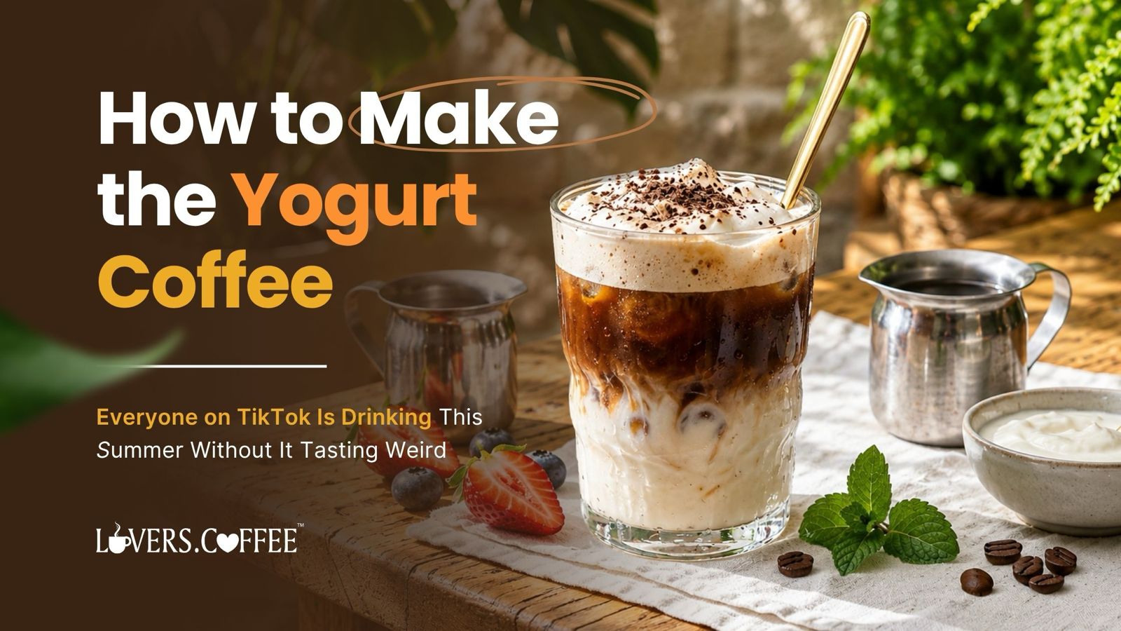 tiktok yogurt coffee