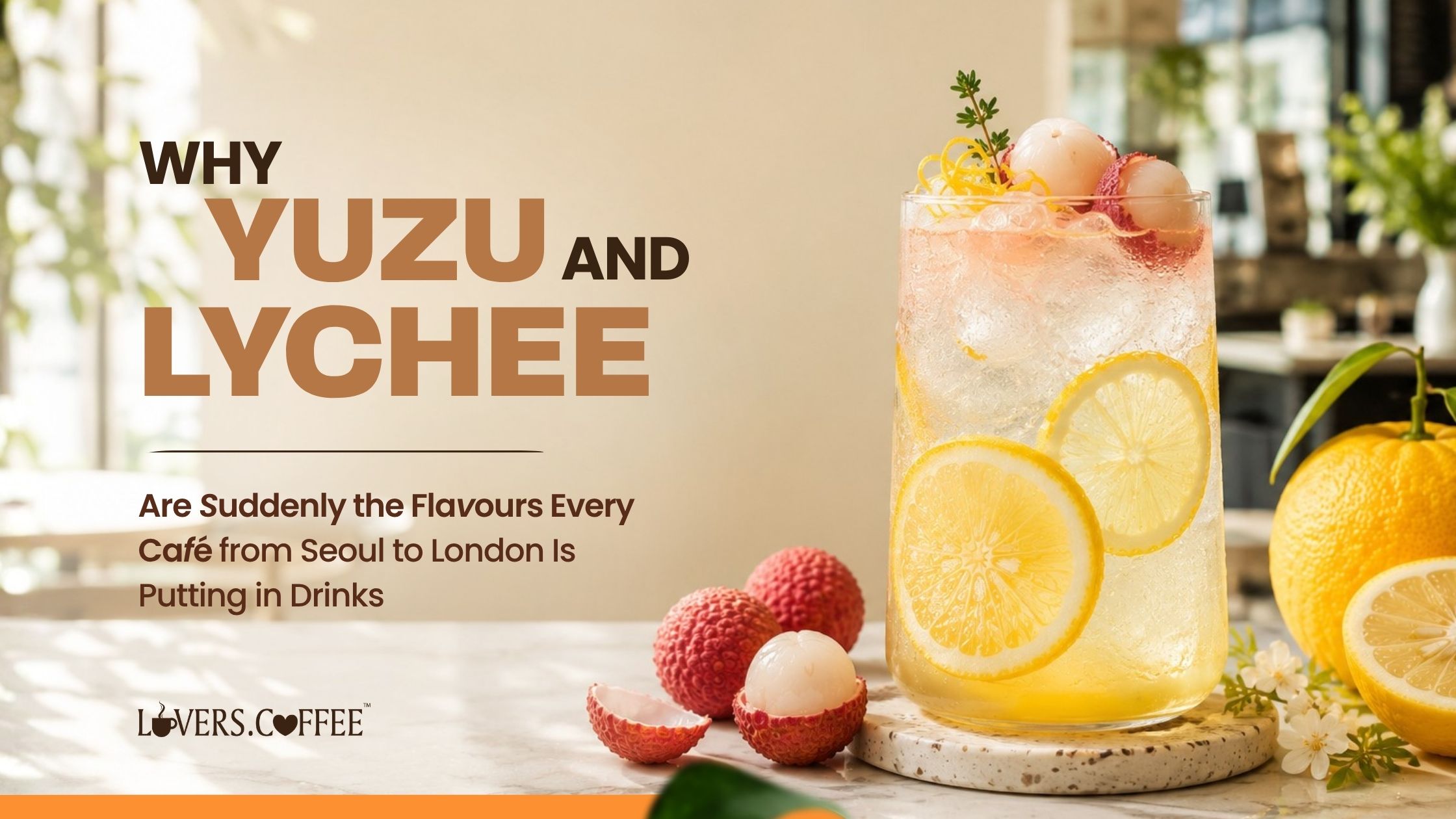yuzu lychee drink