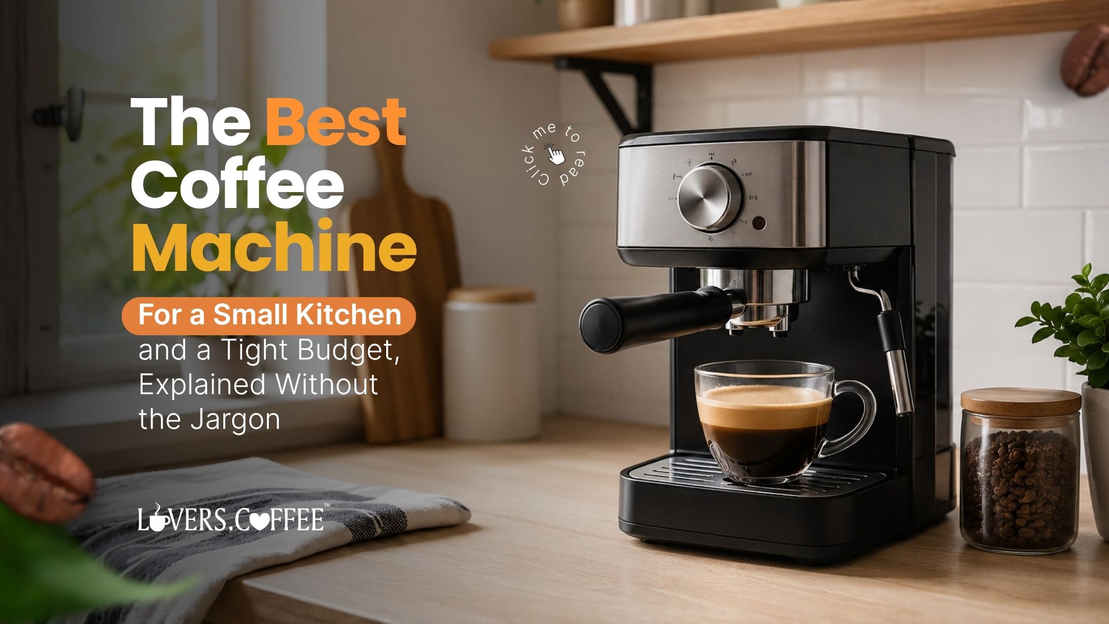 best coffee machine for a small kitchen