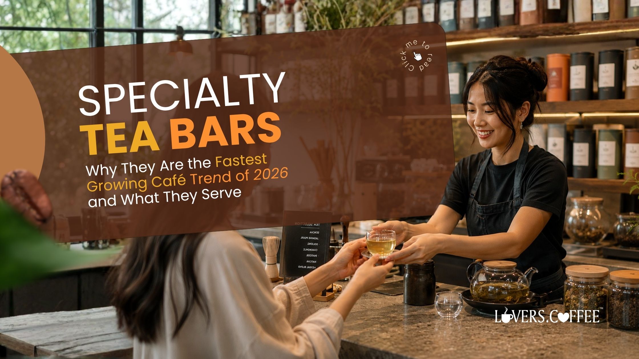 Specialty tea bars