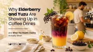 yuzu & elderberry coffee