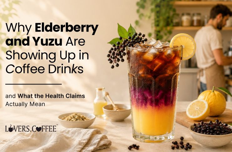 yuzu & elderberry coffee