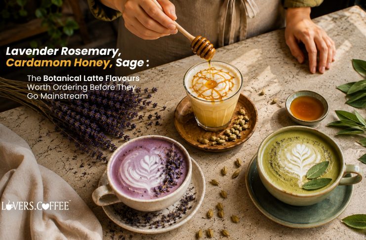Botanical latte flavors