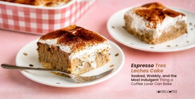 Espresso tres leches cake