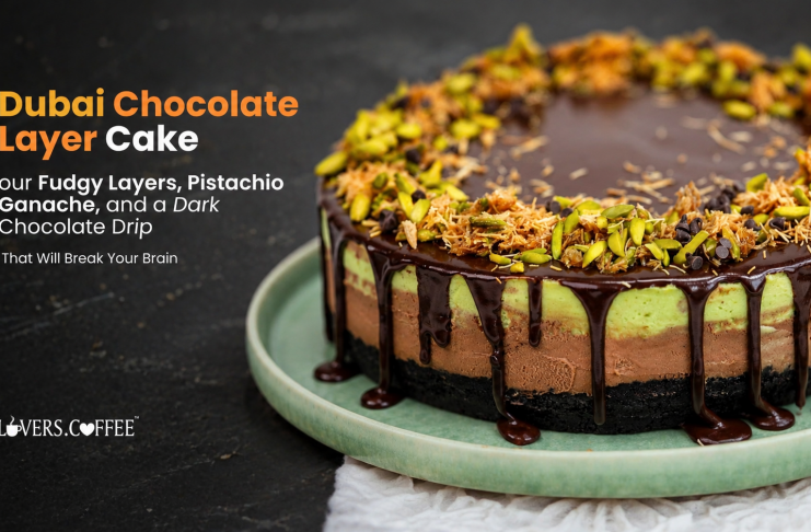 Dubai chocolate layer cake