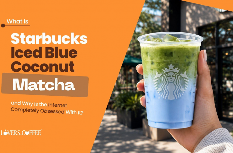 Starbucks Iced Blue Coconut Matcha