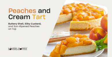 peaches and cream tart