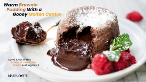 warm brownie pudding