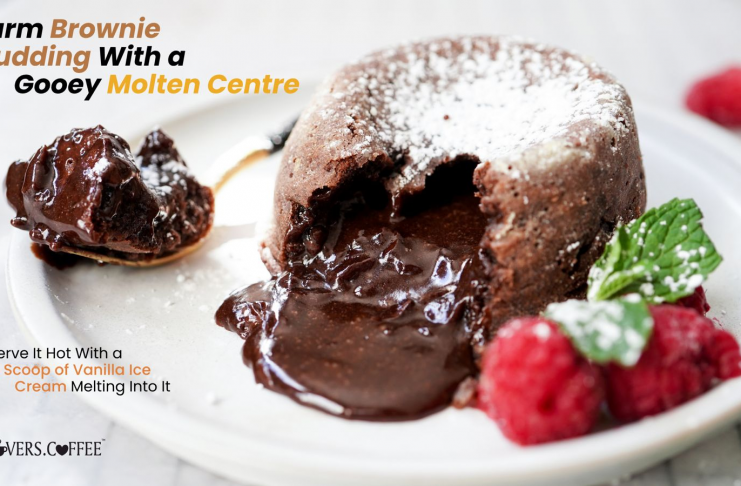 warm brownie pudding